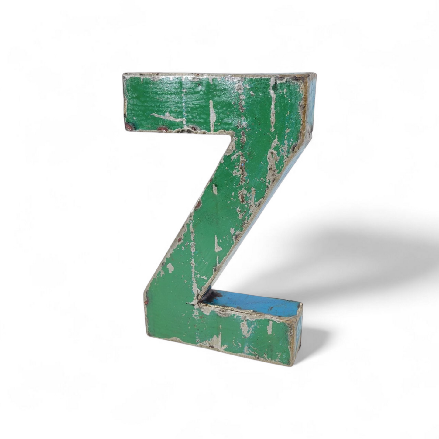 Letter "Z" made from recycled oil drums | 22 or 50 cm | various colours