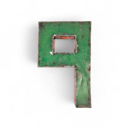 Number "9" made from recycled oil drums | 22 or 50 cm | various colors