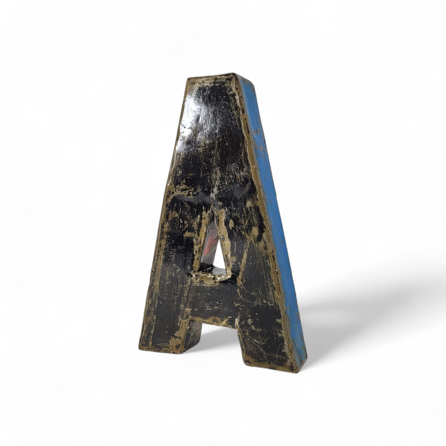 Letter "A" made from recycled oil drums | 22 or 50 cm | various colours