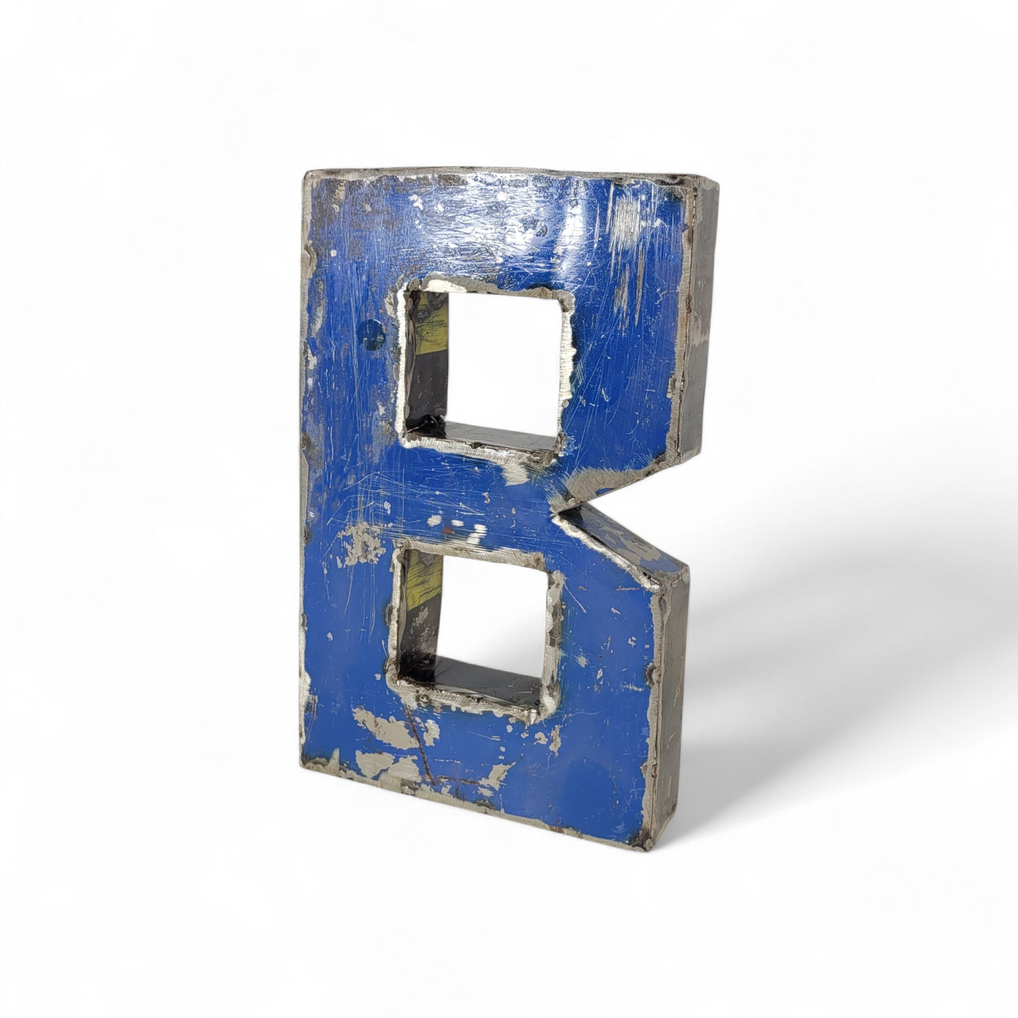 Letter "B" made from recycled oil drums | 22 or 50 cm | various colours