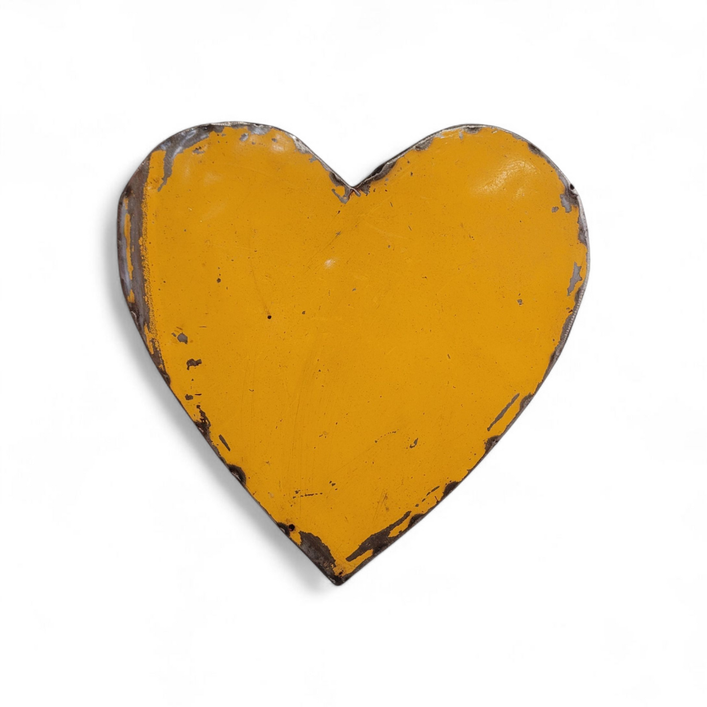 Herzen aus recycelten Ölfässern | Upcycling | verschiedene Farben | handgemacht & fair