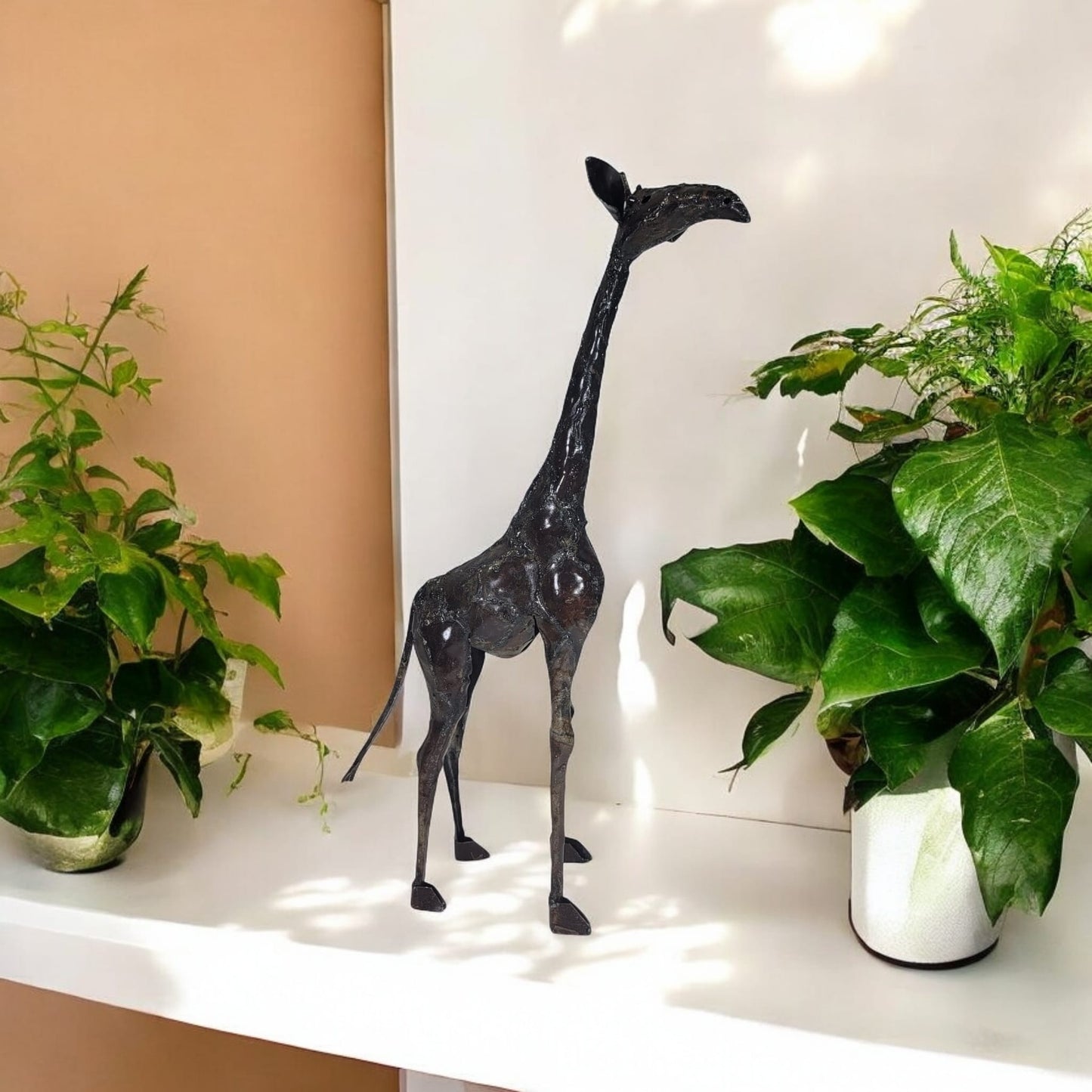 Giraffe aus recycelten Ölfässern | Upcycling | handgemacht in Simbabwe