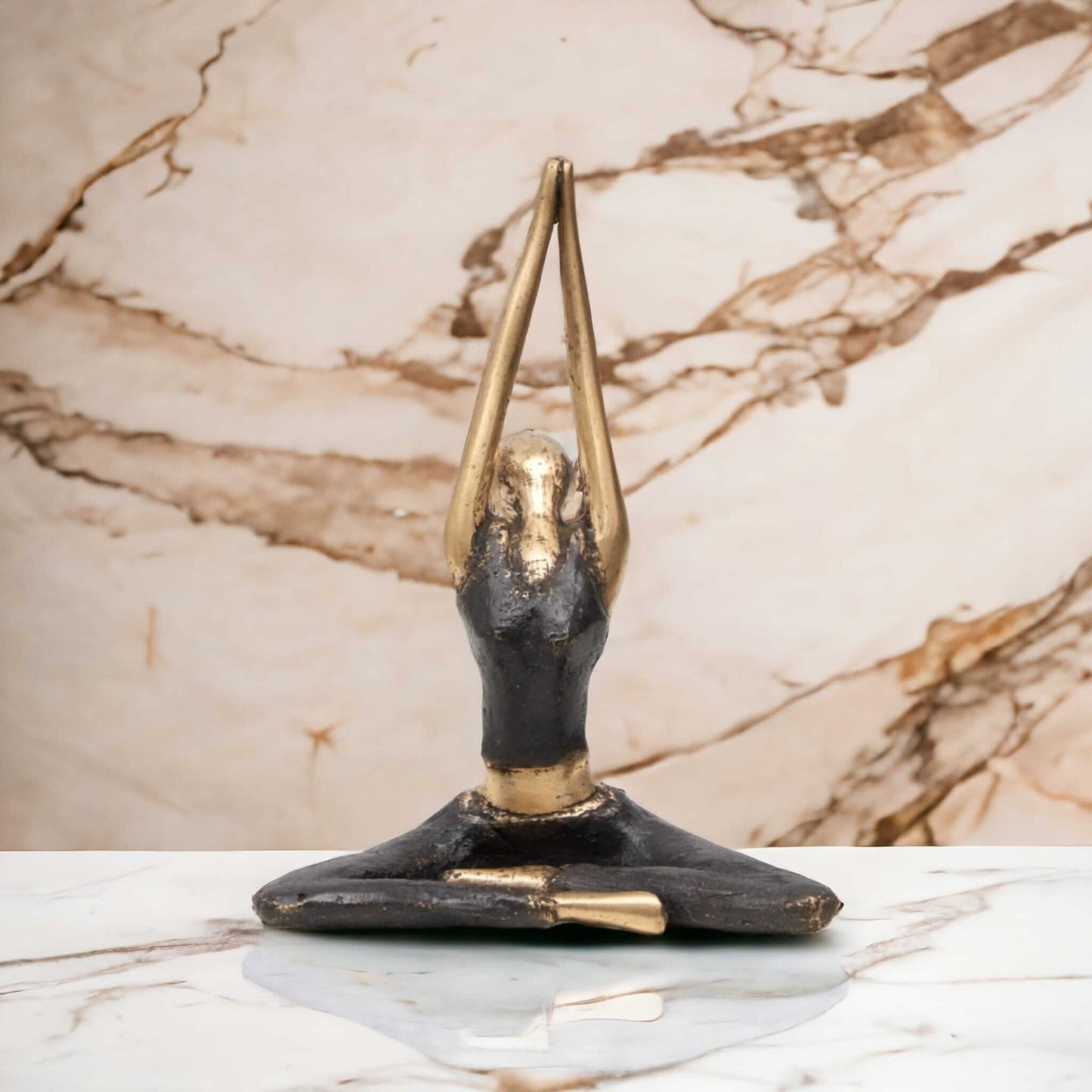 Bronze-Skulptur Yoga "Adeline" | by Hamidou | verschiedene Farben und Größen