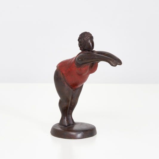 Sculpture en bronze "Bobaraba Plongeuse" | by Soré | 19cm 1kg