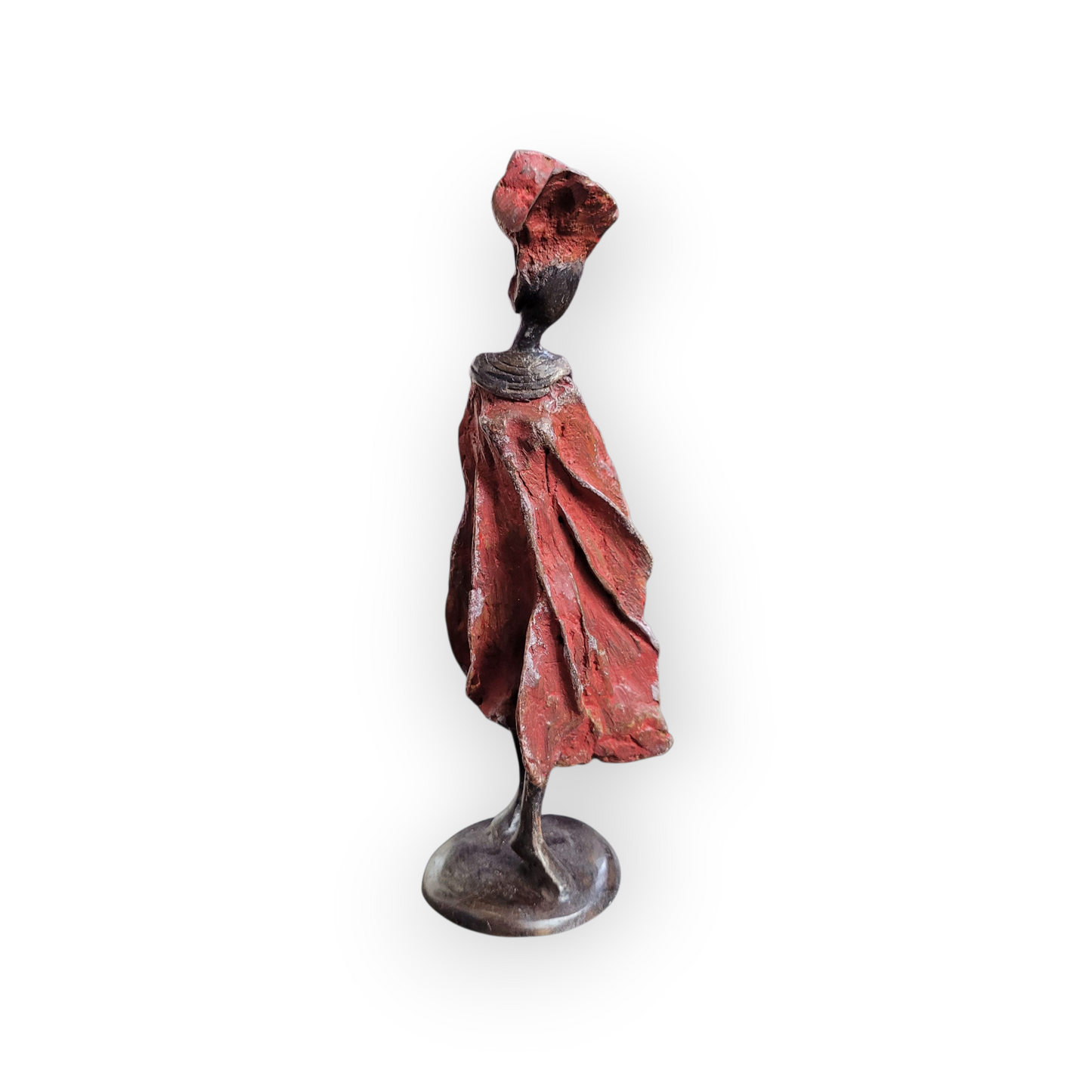 Bronze-Skulptur "Petite femme du Sahel" | XS | by Patrice Balma | 16 cm 0,3 kg | Handgemacht | Unikate | verschiedene Farben