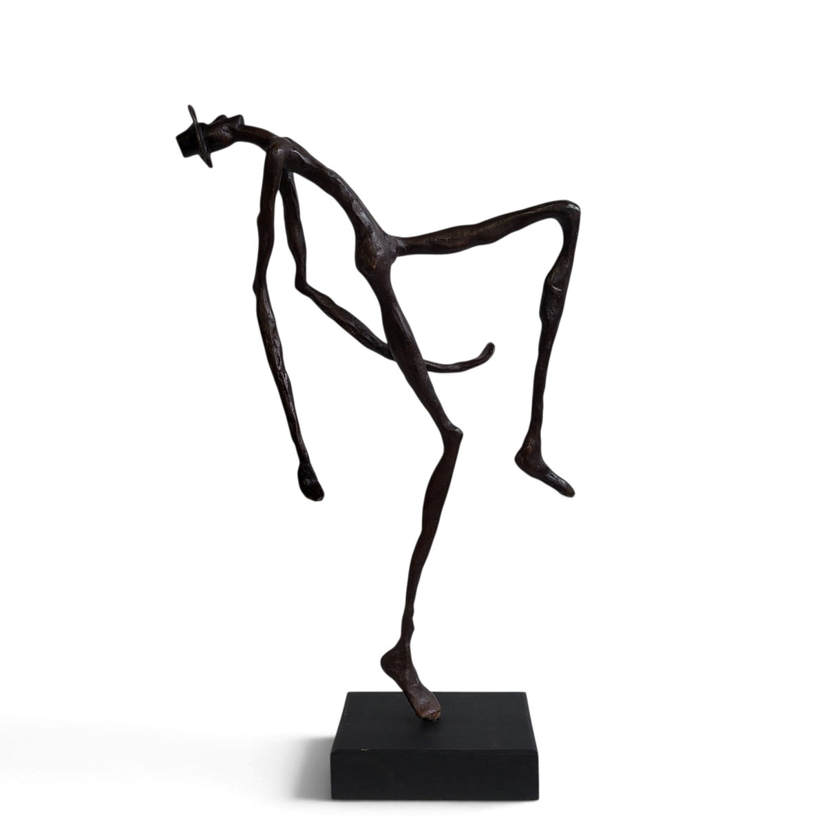 Bronze-Skulptur "Silly Walk", by Boureima Ouedraogo, 50 cm, Bronze massiv, 2026