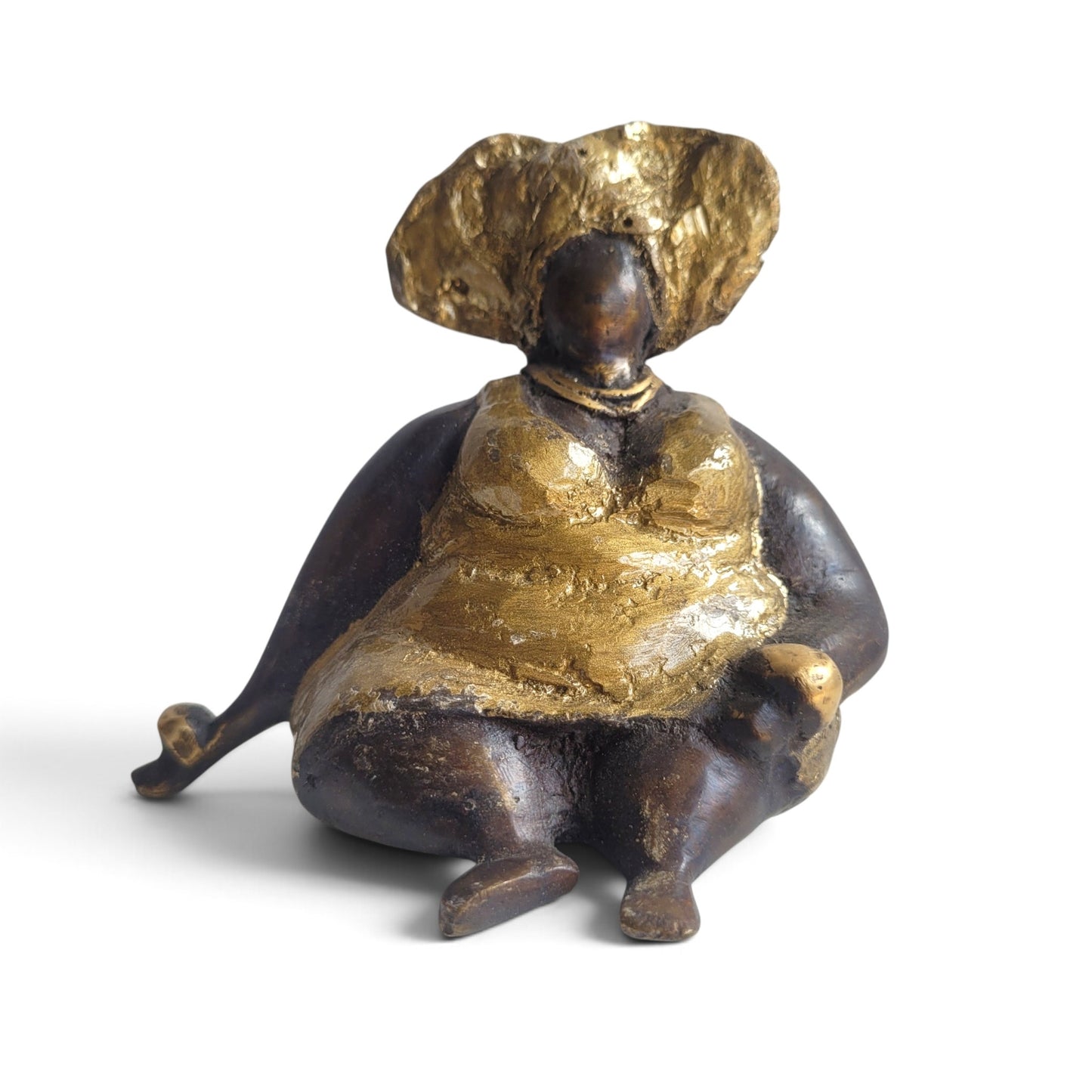 Bronze sculpture "Bobaraba Ida" by Hamidou Ouedraogo | 11cm 500g