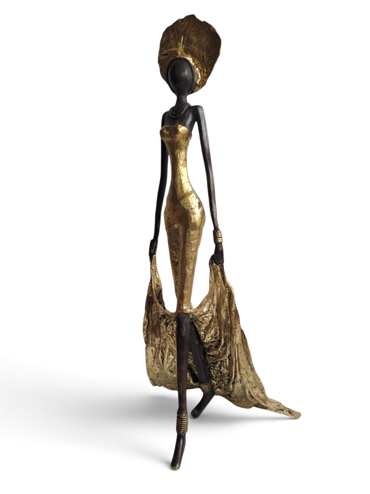 Bronze-Skulptur "Dame en robe du soir" by Issouf B. | 32 oder 55 cm