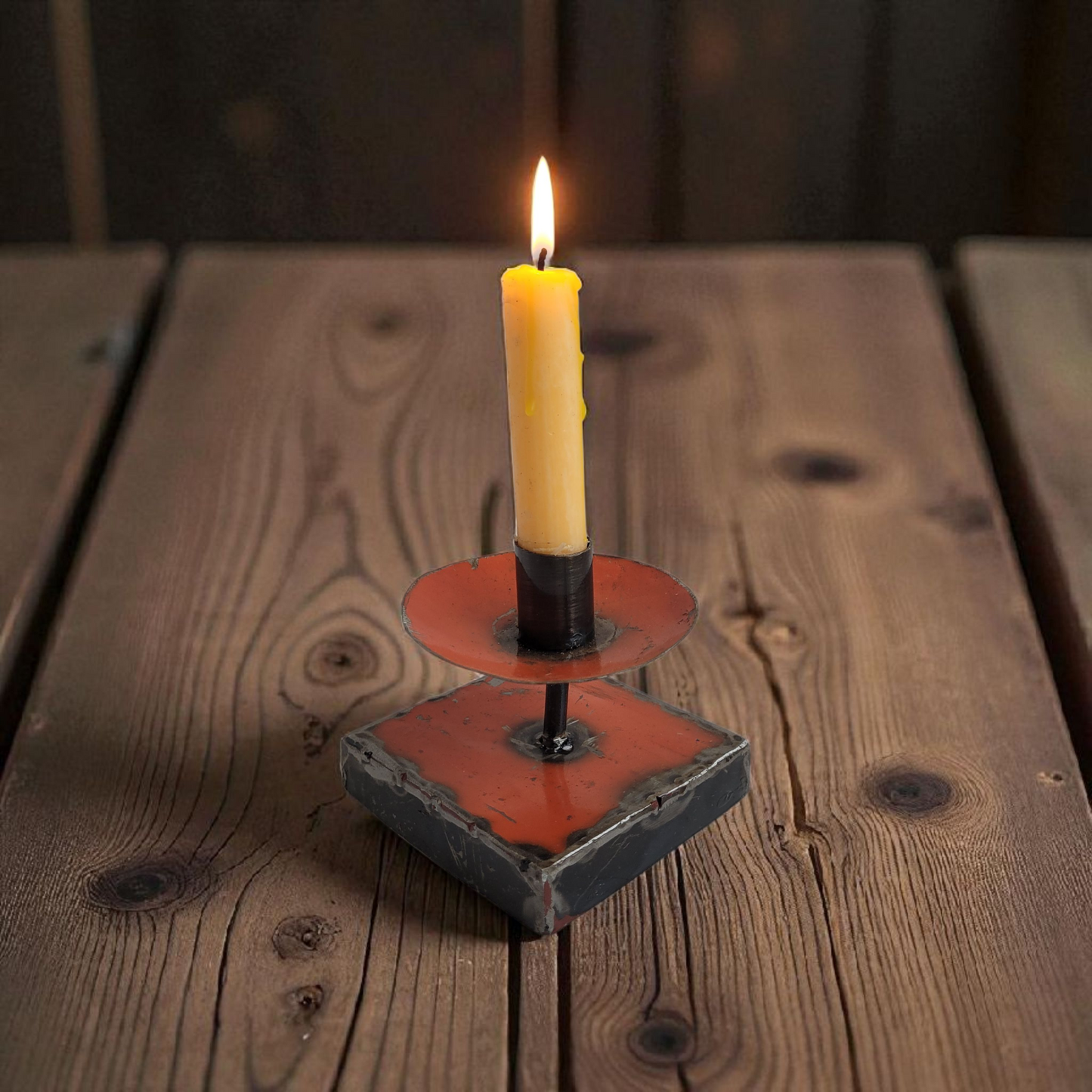 Candle holder made from recycled oil drums Upcycling | various colors