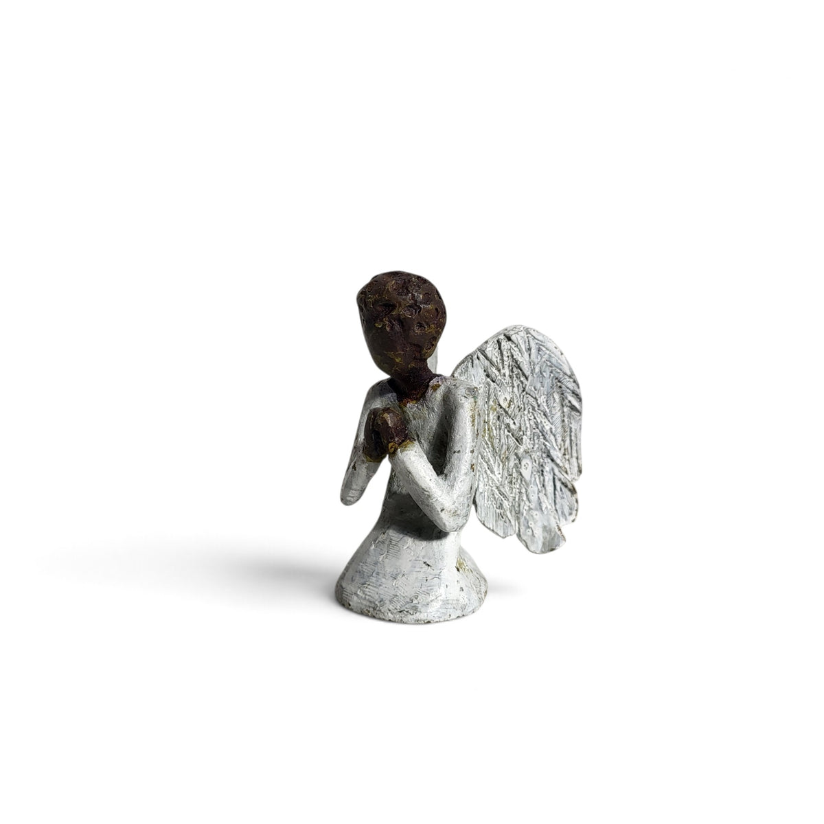 "Petit ange" by Hamidou | Small angel made of bronze | Unique piece from Burkina Faso