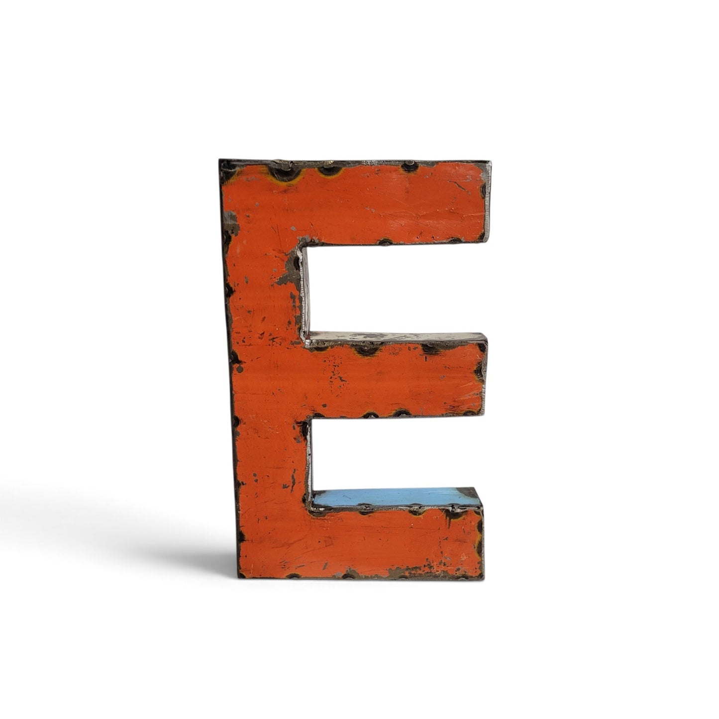 Buchstabe "E" | Ziffer "3" Drei aus recycelten Ölfässern | 22 oder 50 cm | verschiedene Farben