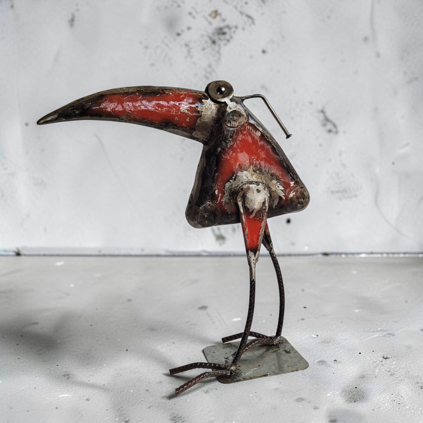Shadok - Upcycling-Figur 25 cm