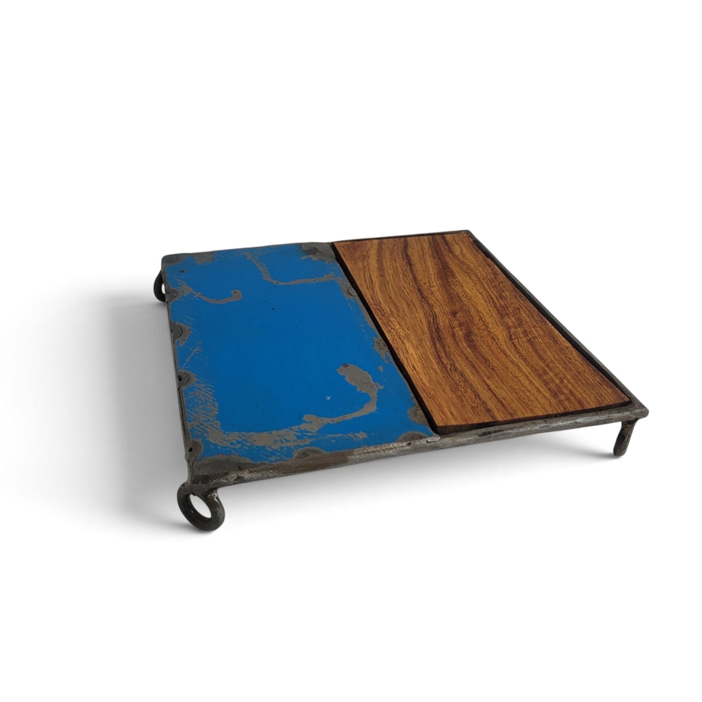 Untersetzer "Bois & Métal" by Petit Pascal | Upcycling von alten Ölfässern