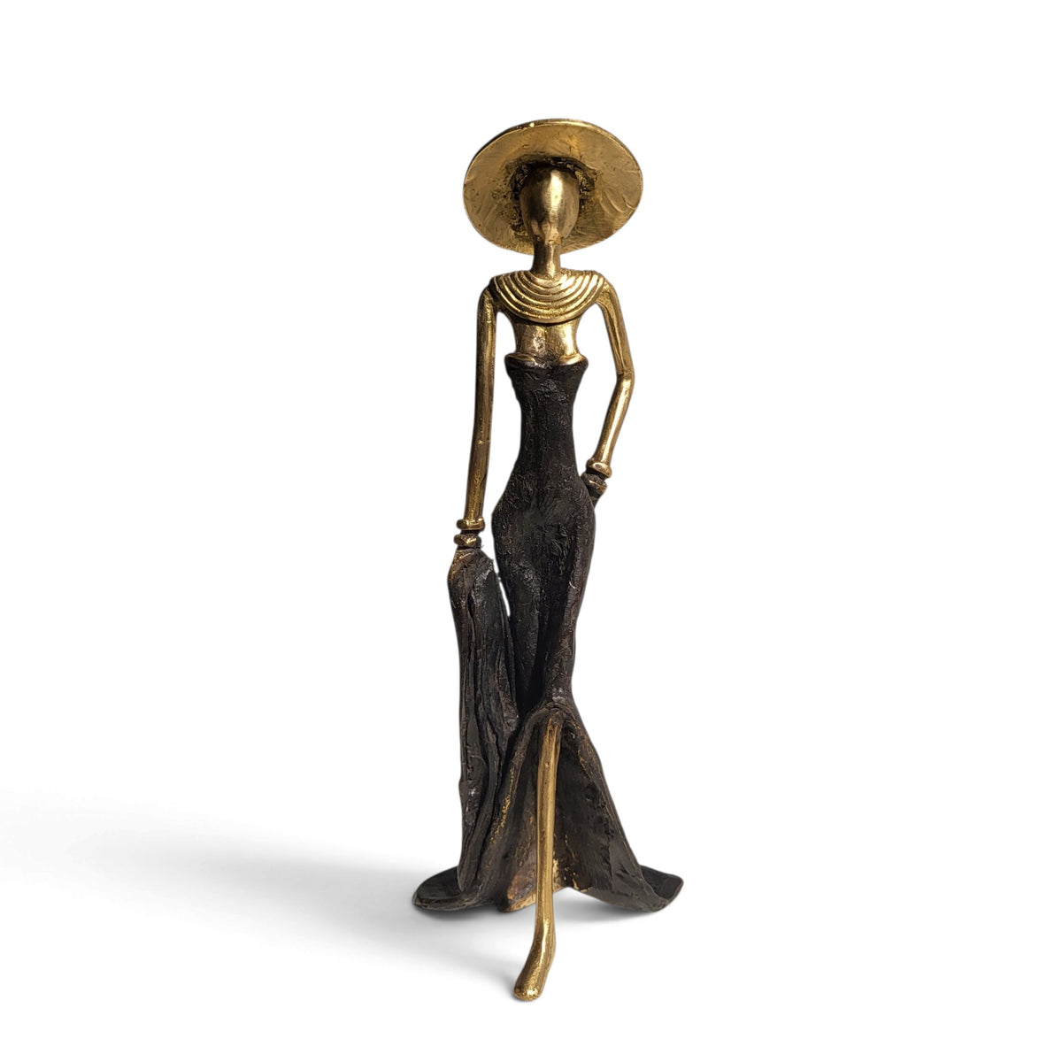 Bronze sculpture "Femme élégante avec chapeau" by Soré | various sizes and colours