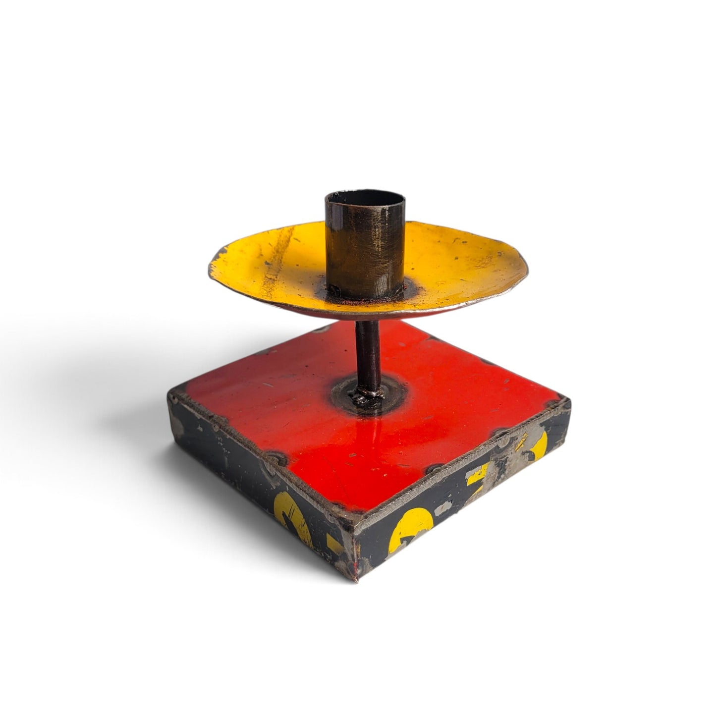 Candle holder made from recycled oil drums Upcycling | various colors