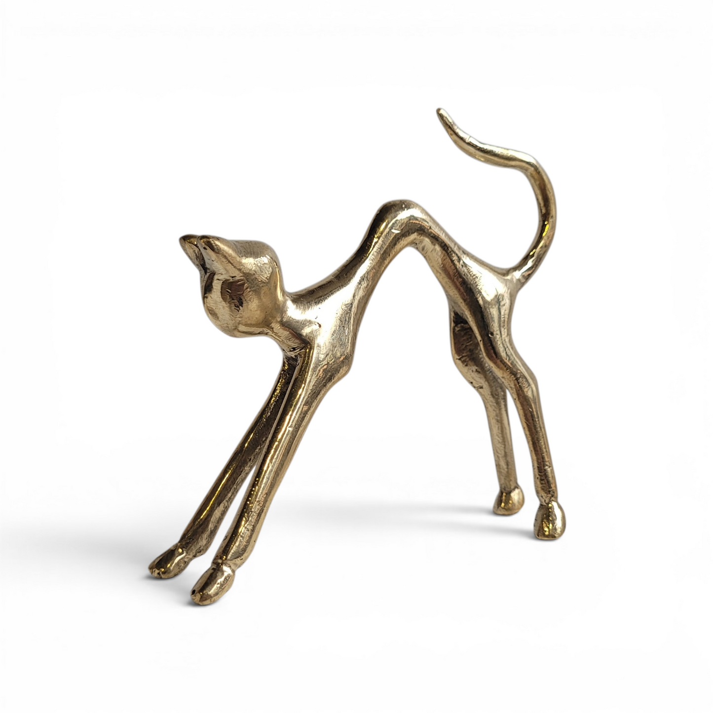 L'éveil et l'abandon | Bogen und Ruhe | by Souleymane (2026) | Katzen-Duo aus Bronze