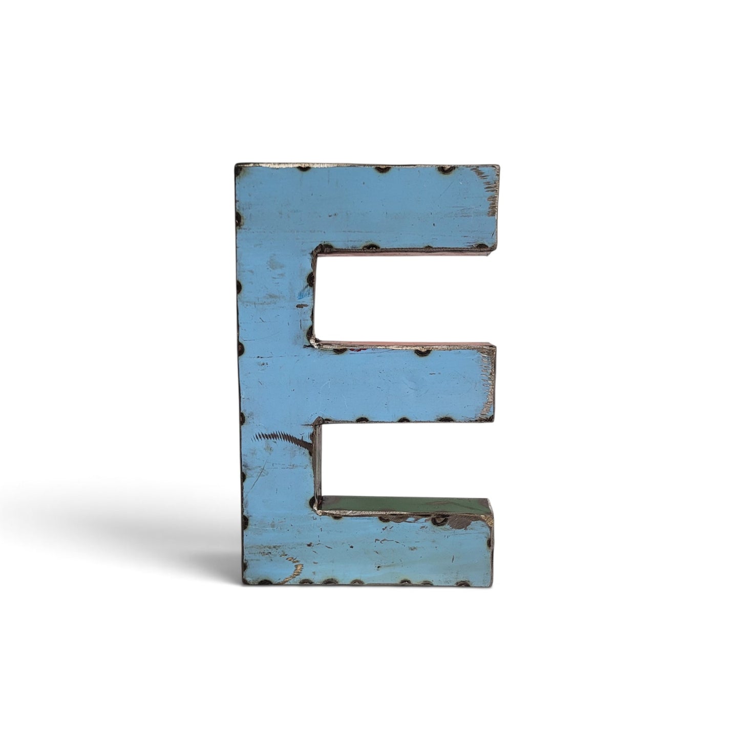 Buchstabe "E" | Ziffer "3" Drei aus recycelten Ölfässern | 22 oder 50 cm | verschiedene Farben