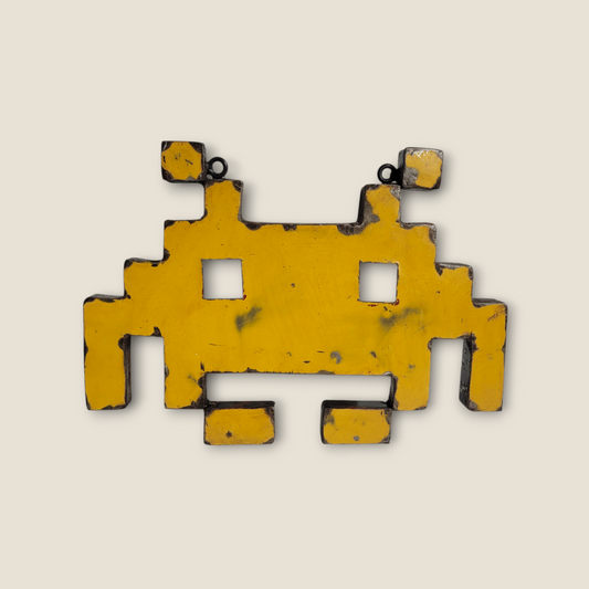 Space Invader | Upcycling-Figur | Wand-Dekoration