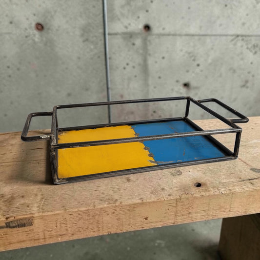Upcycling Tablett aus recycelten Ölfässern | Größe S (30*20cm) | verschiedene Farben
