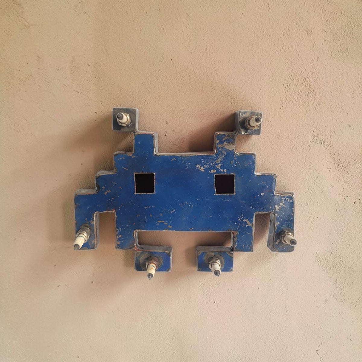 Space Invader | Upcycling-Schlüsselanhänger