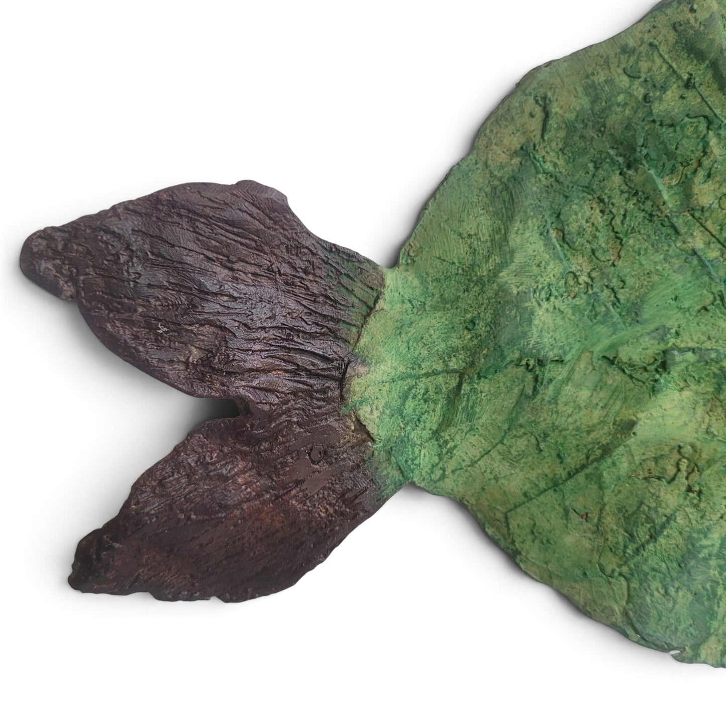 "Blattfisch" Bronze-Skulptur von Boureima Ouedraogo, 2026, Green