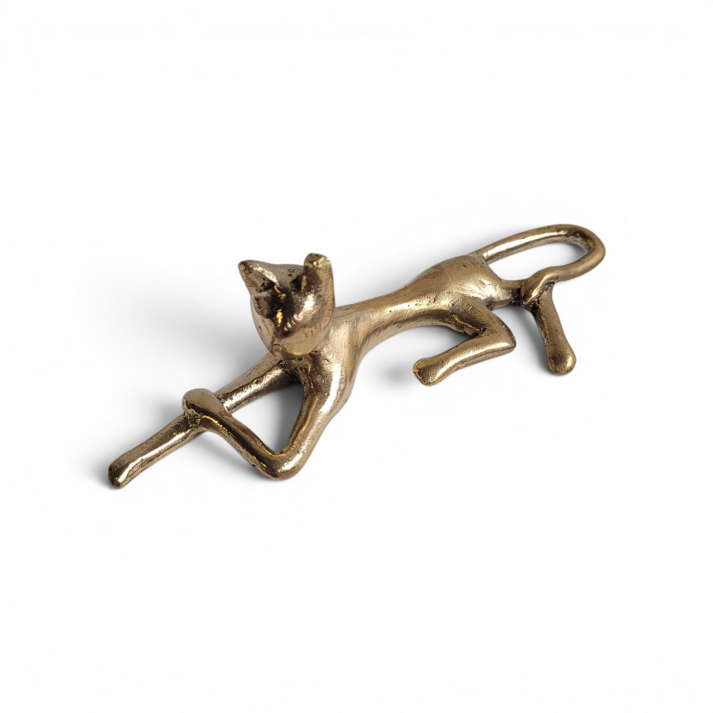 L'éveil et l'abandon | Bogen und Ruhe | by Souleymane (2026) | Katzen-Duo aus Bronze