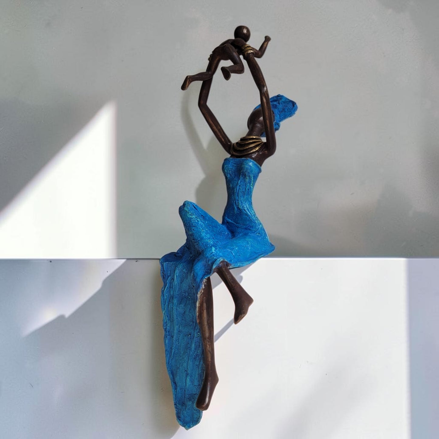 Bronze-Skulptur "Flying Baby" by Karim Sana | 50 cm