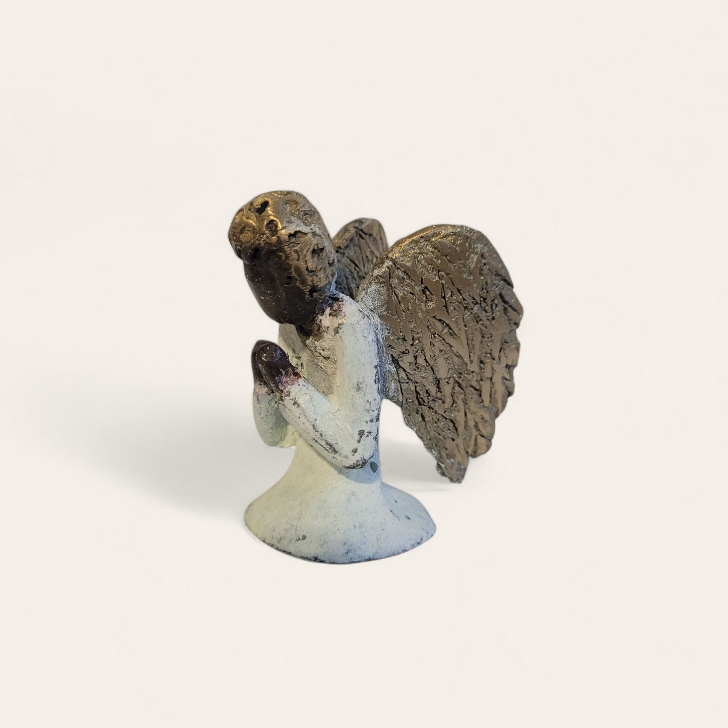 "Petit ange" von Hamidou | Kleiner Engel aus Bronze | Unikat aus Burkina Faso