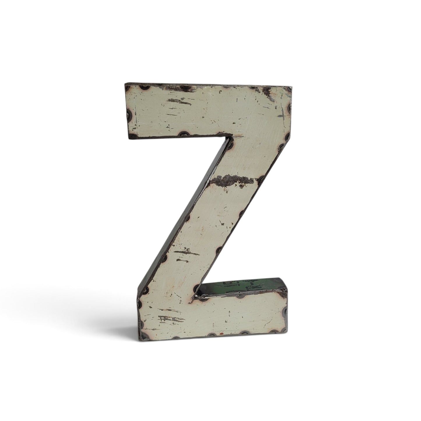 Buchstabe "Z" aus recycelten Ölfässern | 22 oder 50 cm | verschiedene Farben