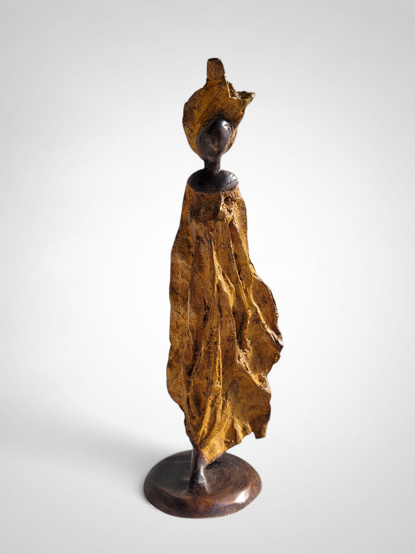 Bronze-Skulptur "Petite femme du Sahel" | Sonderauflage 22 cm | by Patrice Balma | Unikate | verschiedene Farben