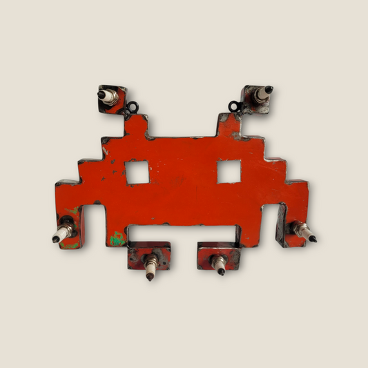 Space Invader | Upcycling-Schlüsselanhänger