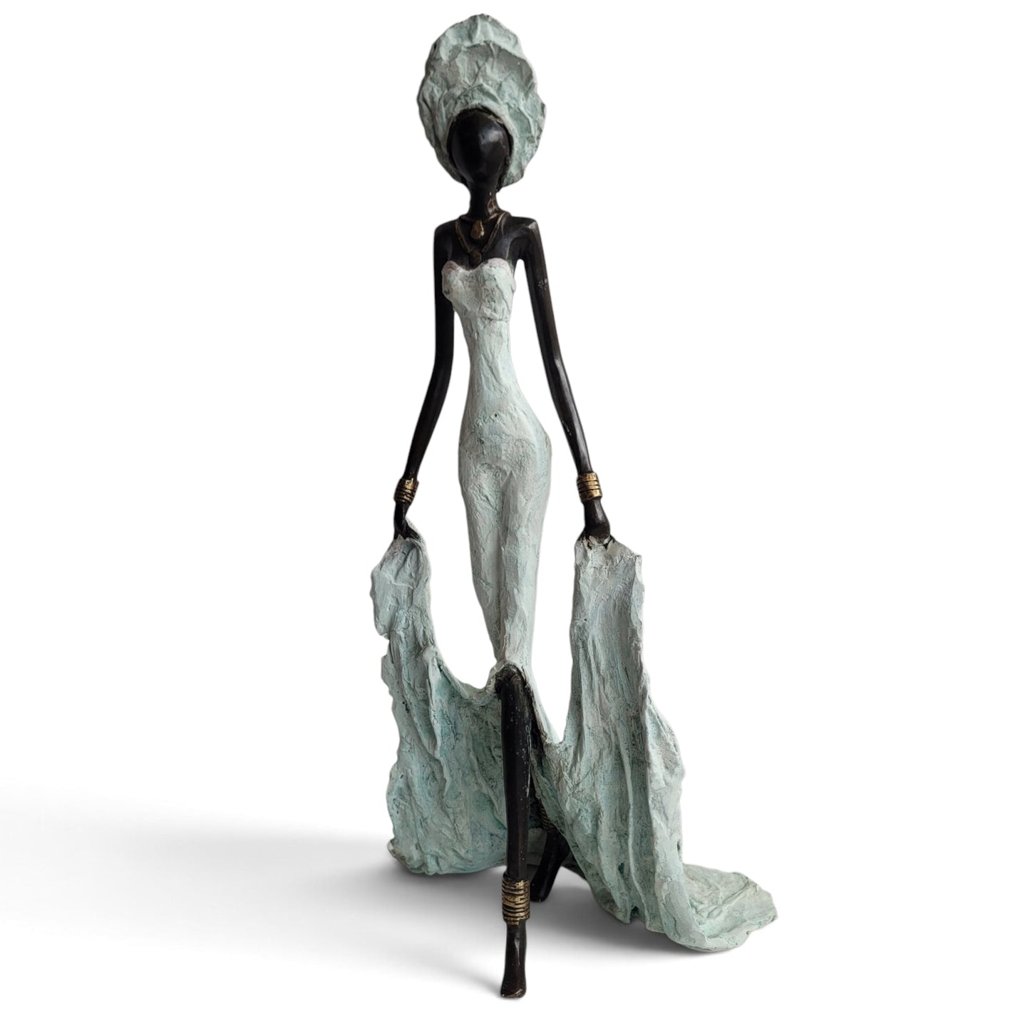 Bronze-Skulptur "Dame en robe du soir" by Issouf B. | 32 oder 55 cm