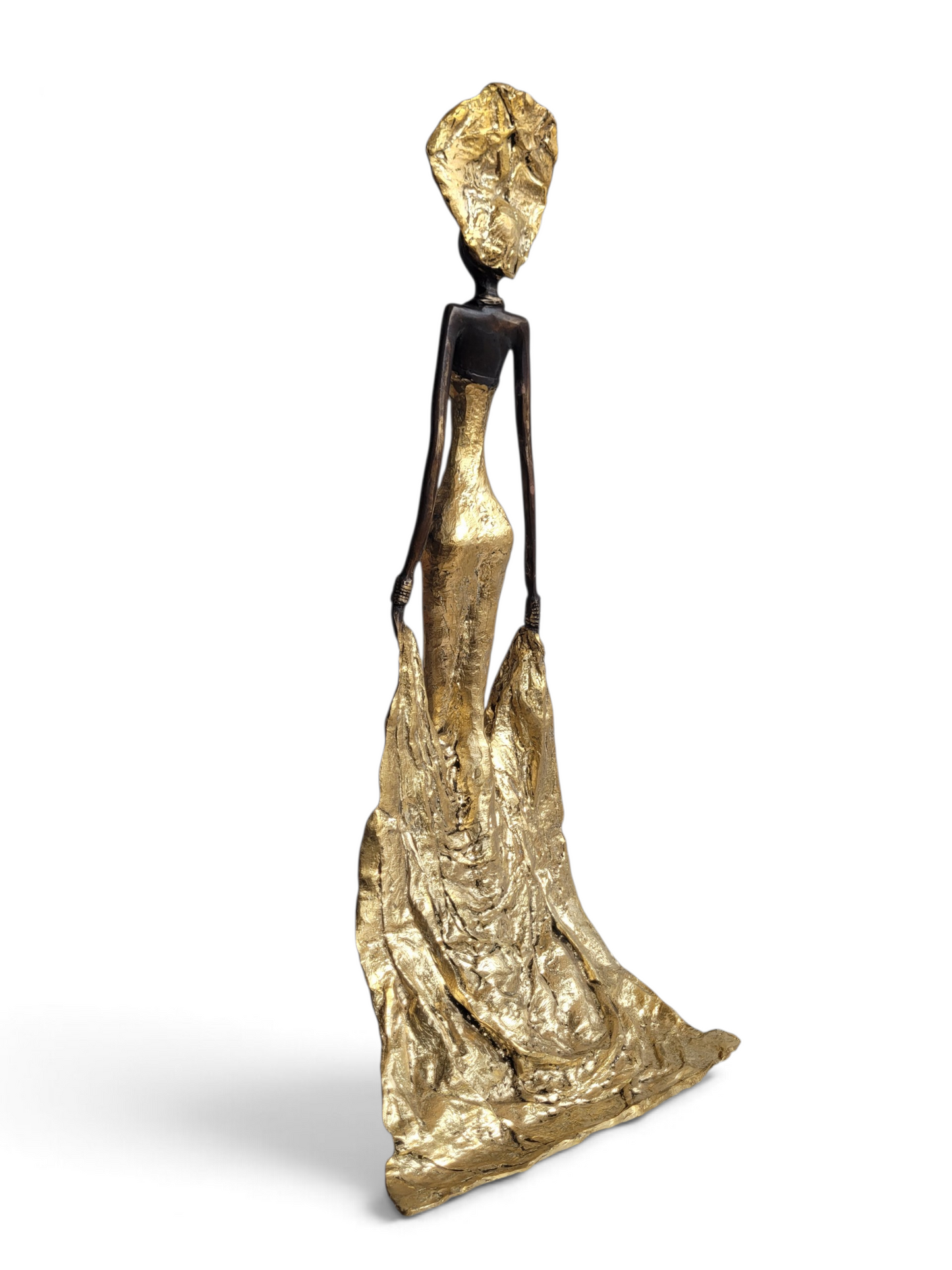Bronze-Skulptur "Dame en robe du soir" by Issouf B. | 32 oder 55 cm