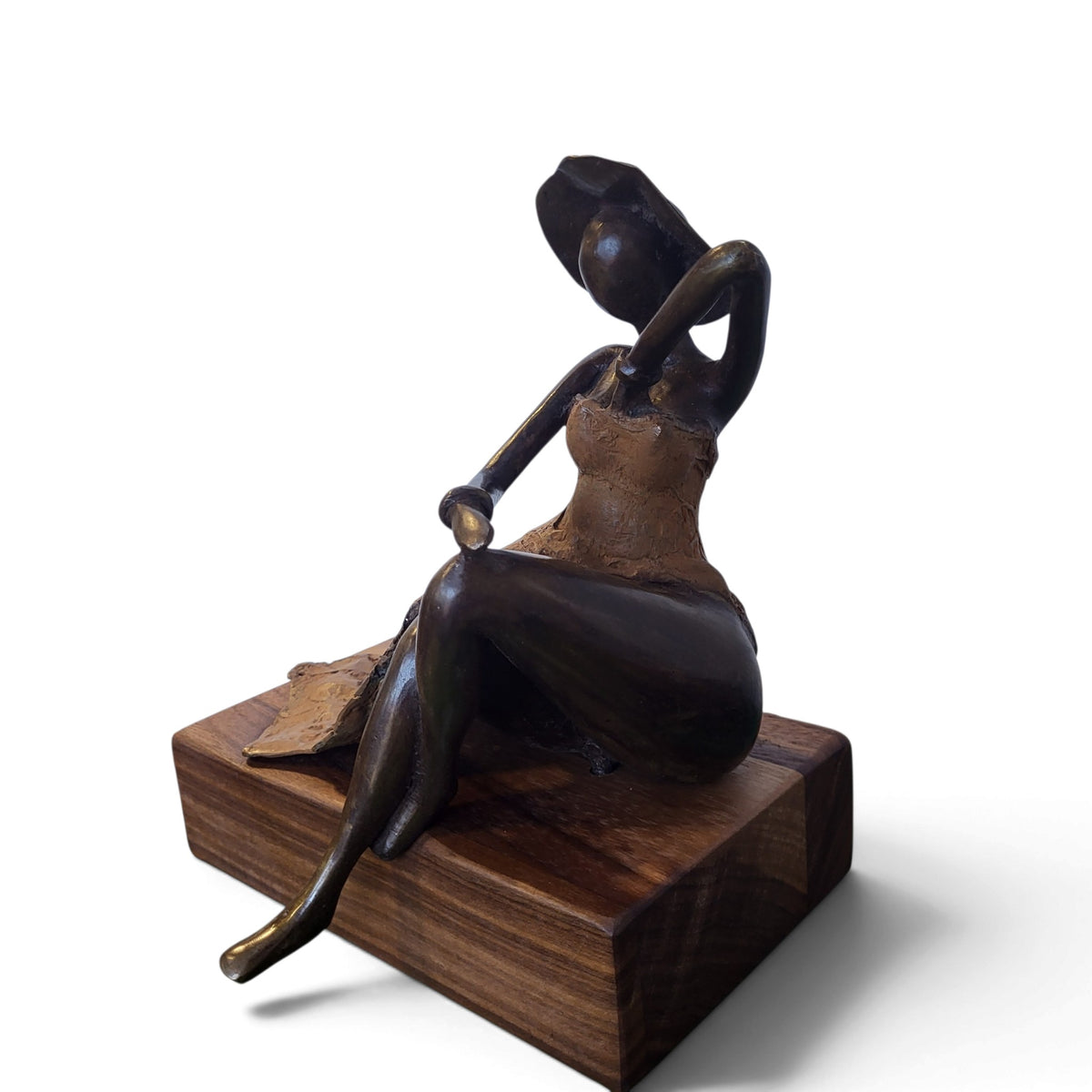 Das Vergnügen dazwischen | Bronze-Skulptur von Issouf Iboudou | 3 kg | Einzelstück