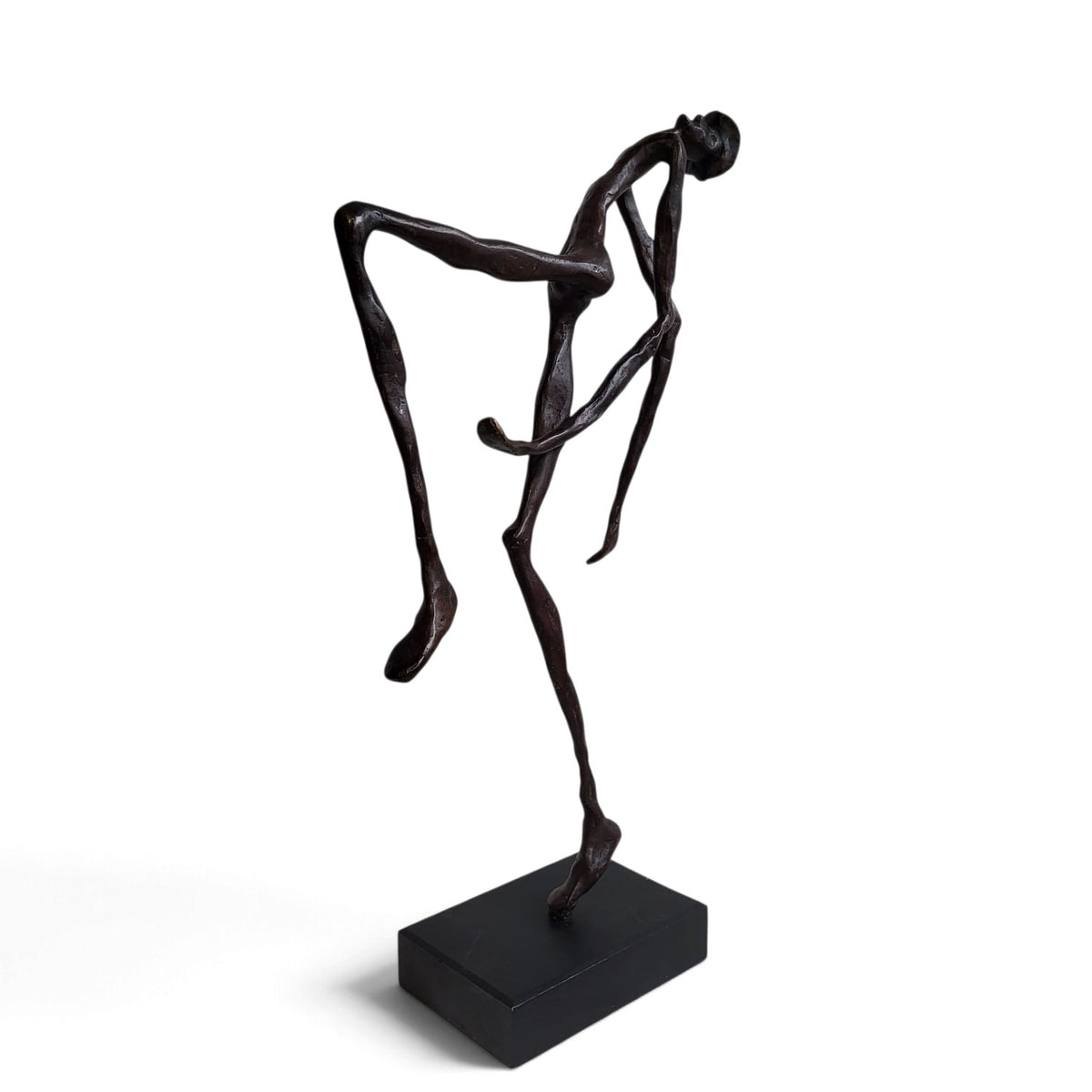 Bronze-Skulptur "Silly Walk", by Boureima Ouedraogo, 50 cm, Bronze massiv, 2026