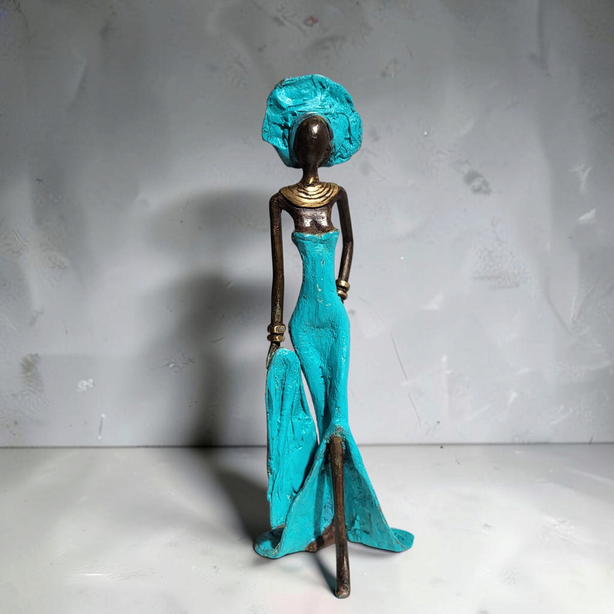Sculpture en bronze "Femme élégante" de Soré | 17 cm | Couleurs différentes