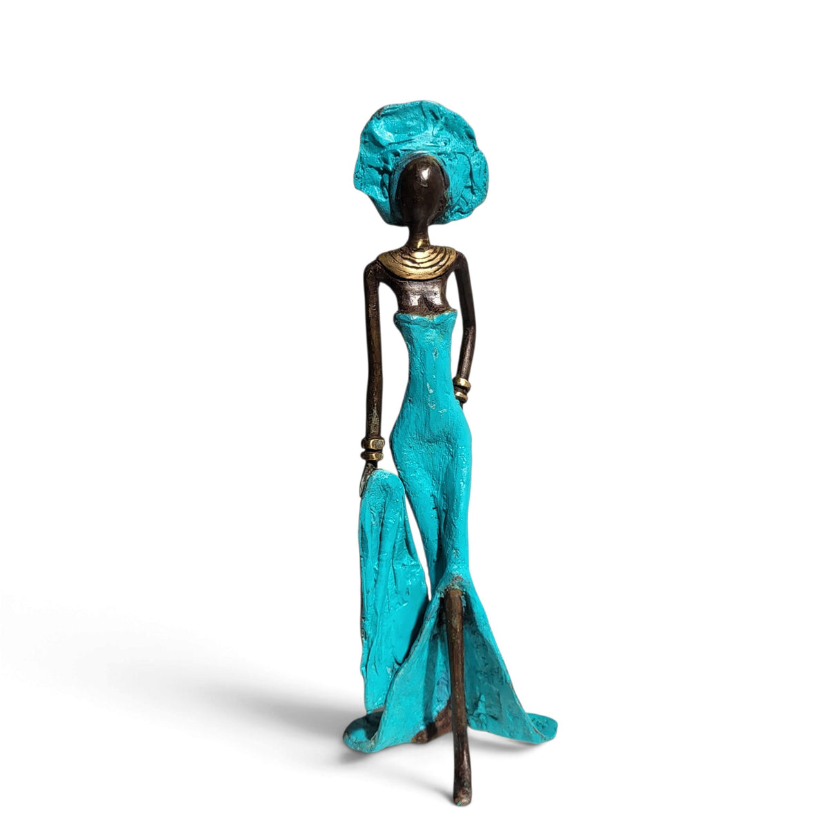 Sculpture en bronze "Femme élégante" de Soré | 17 cm | Couleurs différentes