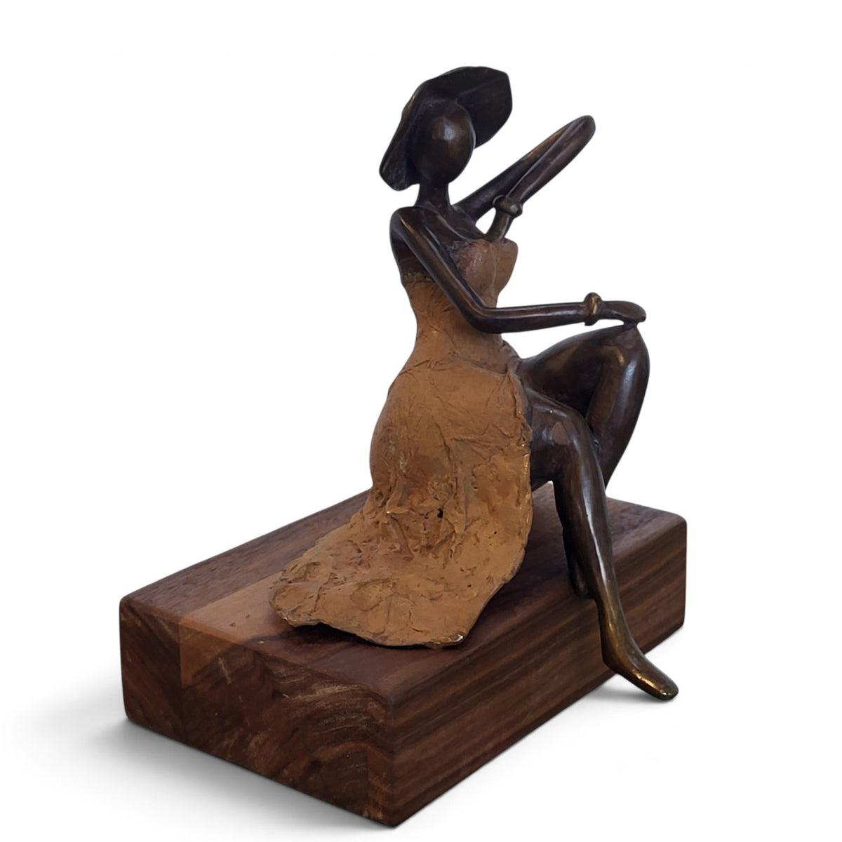 Das Vergnügen dazwischen | Bronze-Skulptur von Issouf Iboudou | 3 kg | Einzelstück