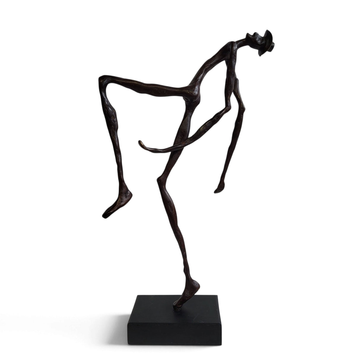 Bronze-Skulptur "Silly Walk", by Boureima Ouedraogo, 50 cm, Bronze massiv, 2026