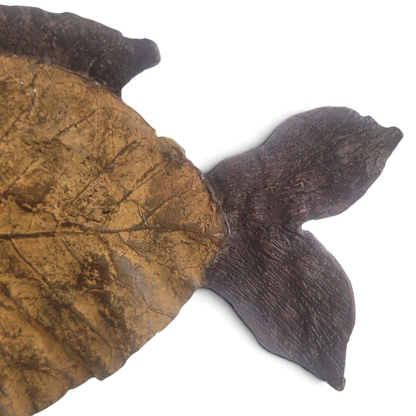 "Blattfisch" Bronze-Skulptur von Boureima Ouedraogo, 2026, Brown