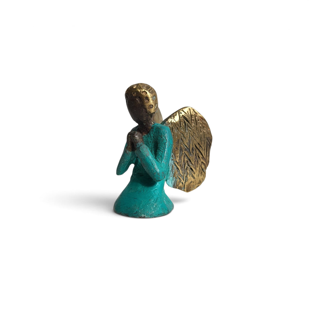 "Petit ange" by Hamidou | Small angel made of bronze | Unique piece from Burkina Faso