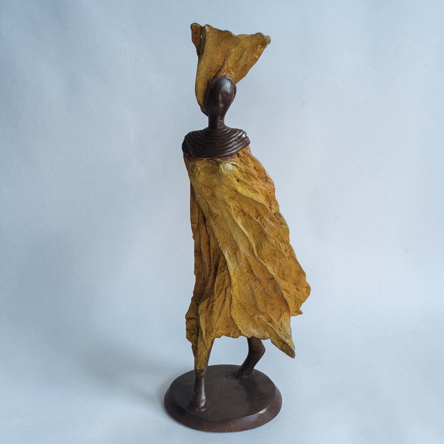 Bronze-Skulptur "Femme du Sahel" | by Patrice Balma | 36-40 cm 4 kg | Unikate