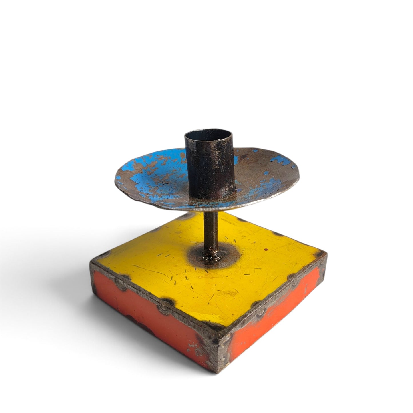 Candle holder made from recycled oil drums Upcycling | various colors