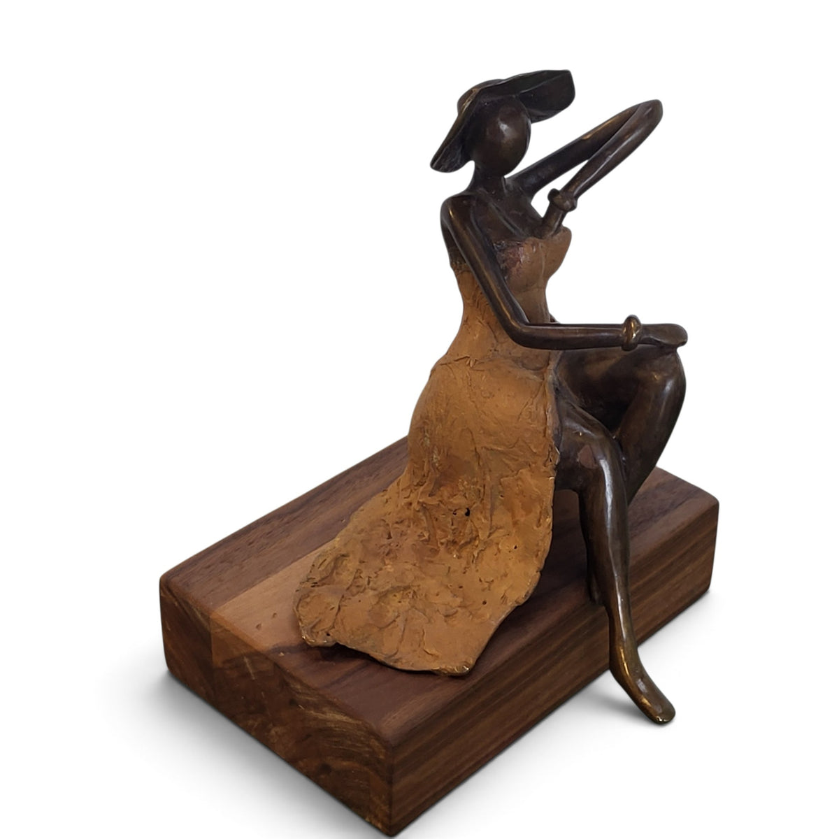 Das Vergnügen dazwischen | Bronze-Skulptur von Issouf Iboudou | 3 kg | Einzelstück
