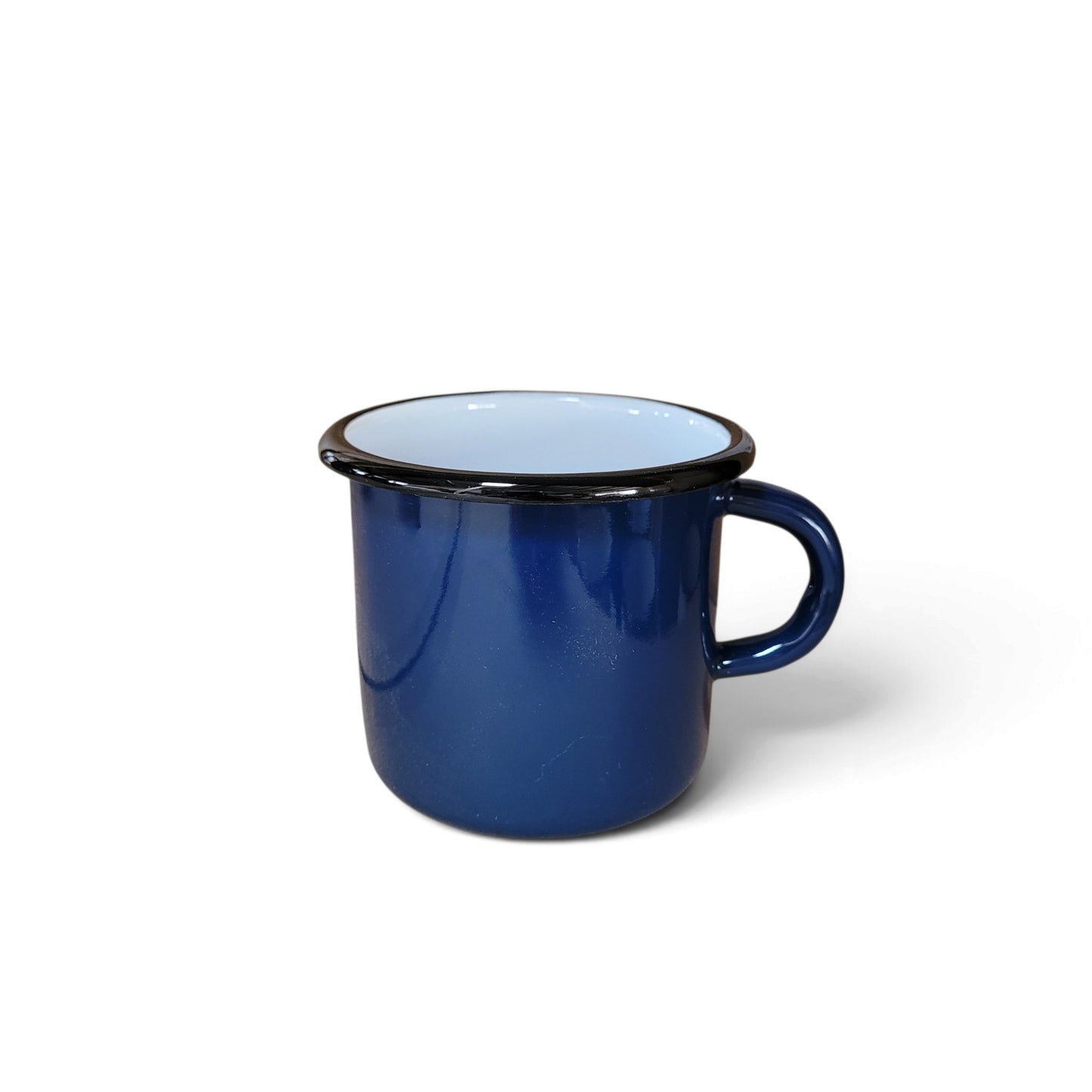 Tasse en émail d'Ukraine | Vintage | Commerce équitable pour la paix