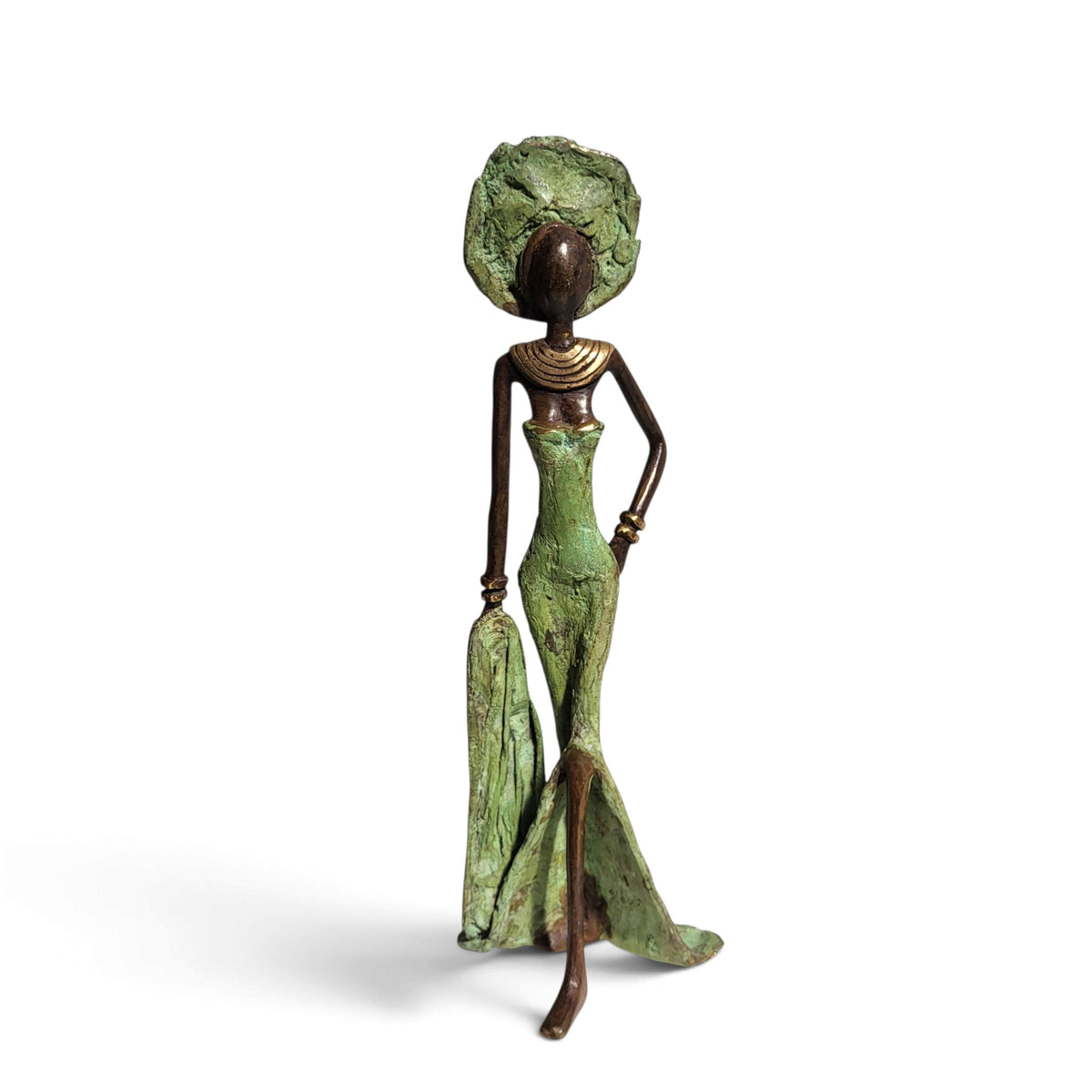 Sculpture en bronze "Femme élégante" de Soré | 17 cm | Couleurs différentes