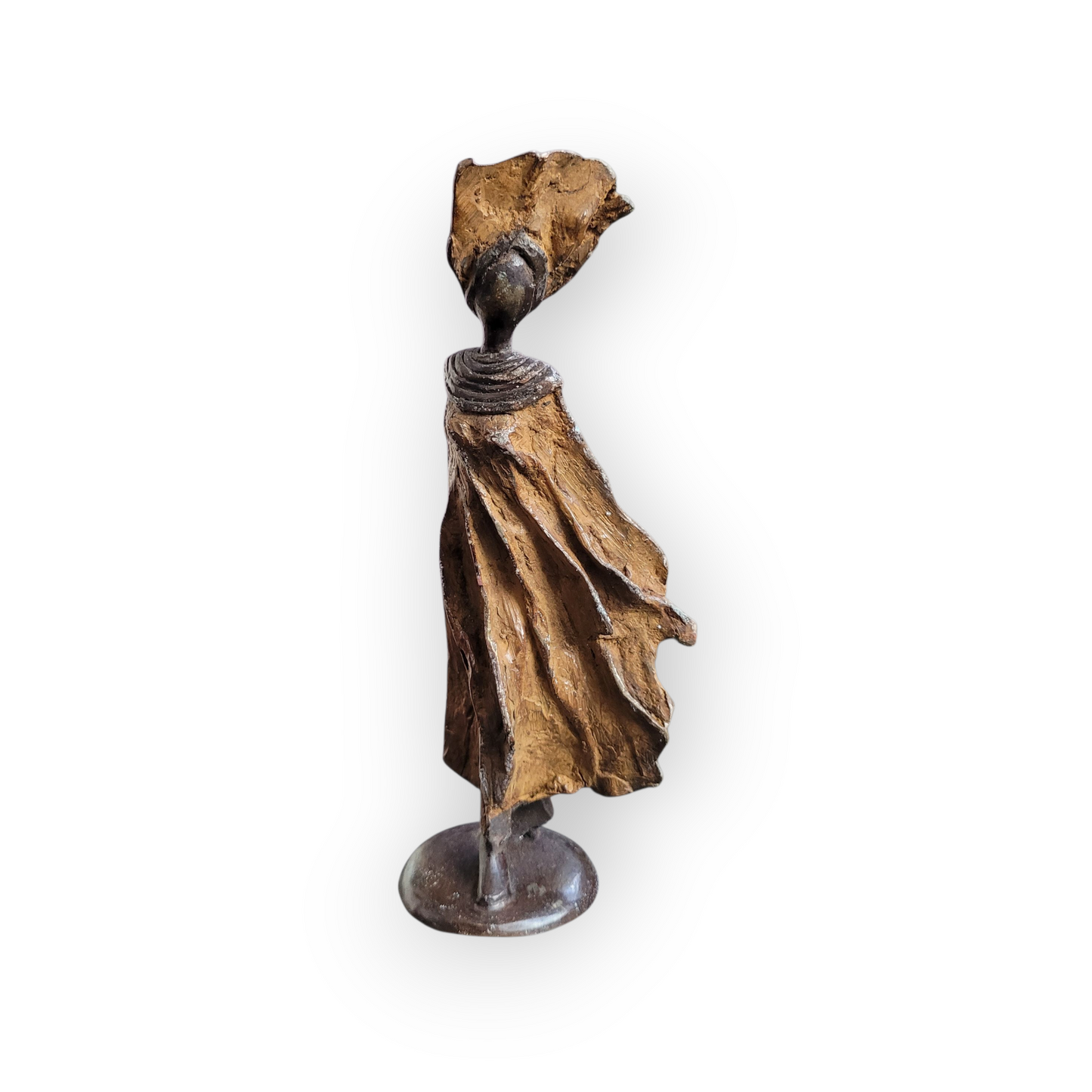 Bronze-Skulptur "Petite femme du Sahel" | XS | by Patrice Balma | 16 cm 0,3 kg | Handgemacht | Unikate | verschiedene Farben
