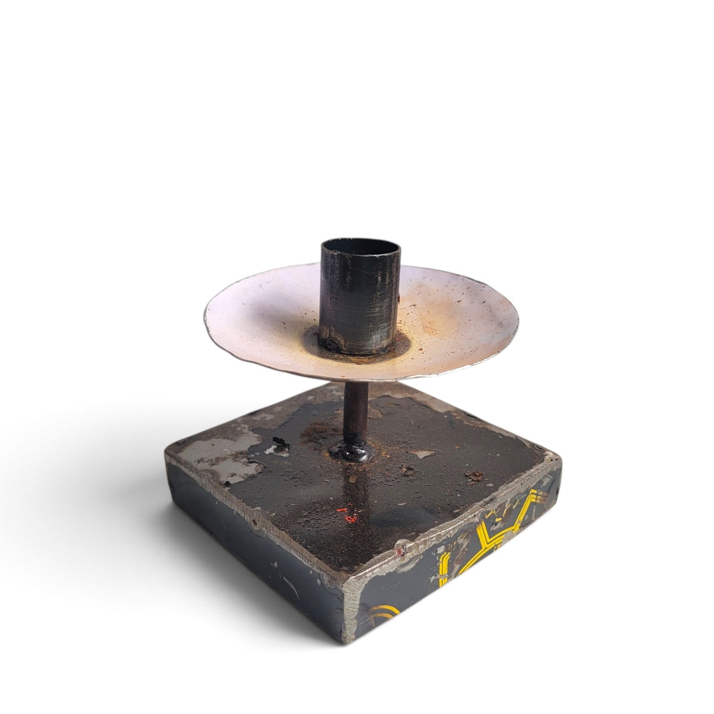 Candle holder made from recycled oil drums Upcycling | various colors