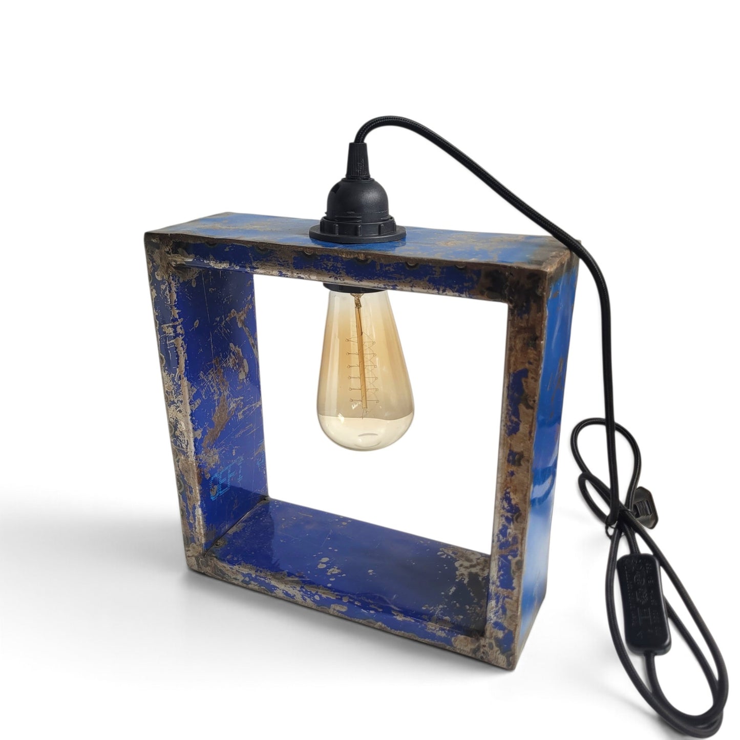 Lampe "Grand Nassara" inkl. Vintage-Glühbirne | Upcycling aus alten Ölfässern | verschiedene Farben