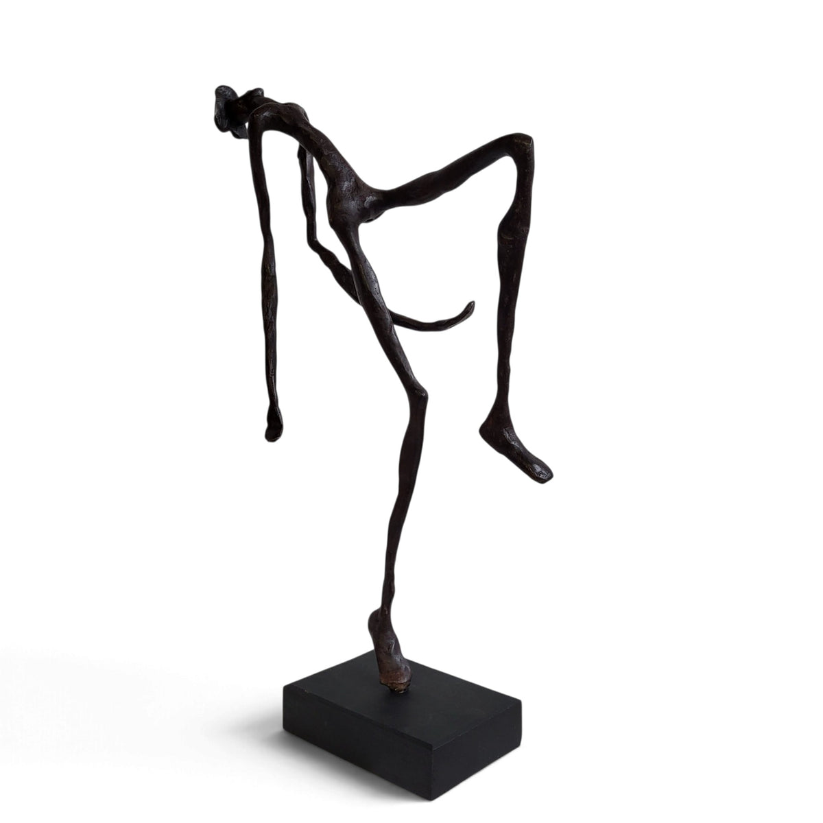 Bronze-Skulptur "Silly Walk", by Boureima Ouedraogo, 50 cm, Bronze massiv, 2026